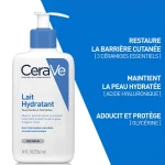 Lait Hydratant 473 ml POUR PEAUX NORMALES À SÈCHES SANS PARFUM, NON COMÉDOGÈNE