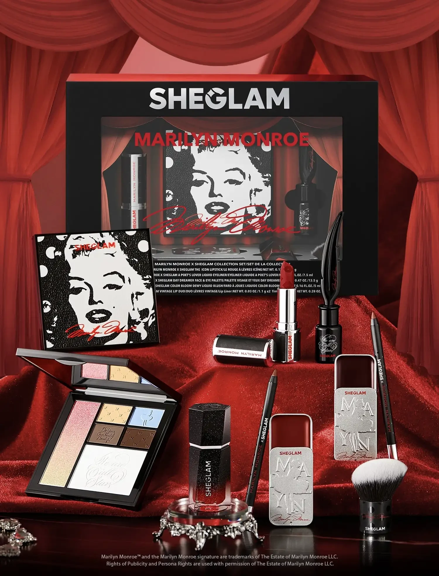 COLLECTION MARILYN MONROE X SHEGLAM