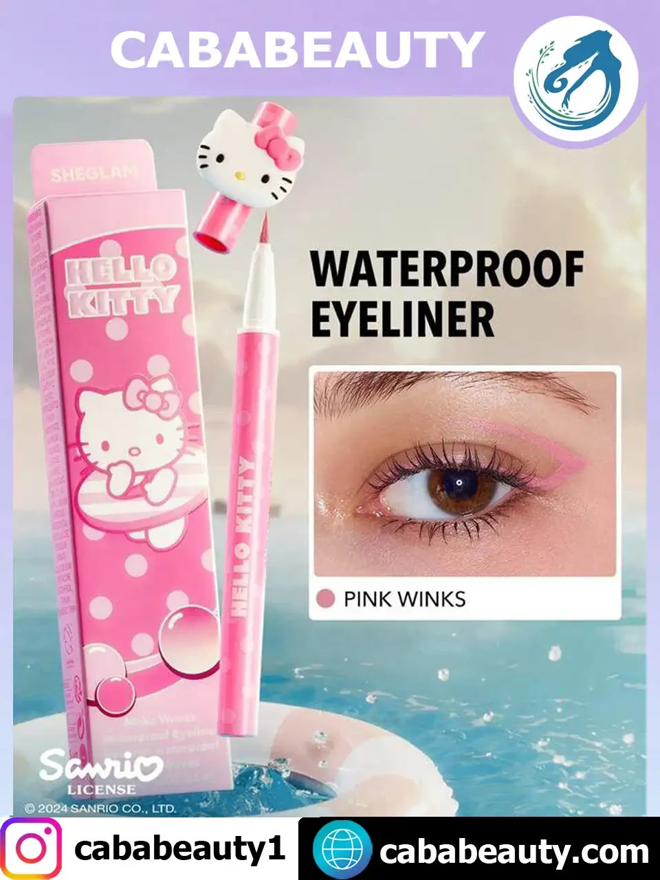 Hello Kitty｜SHEGLAM Eyeliner waterproof Make Waves