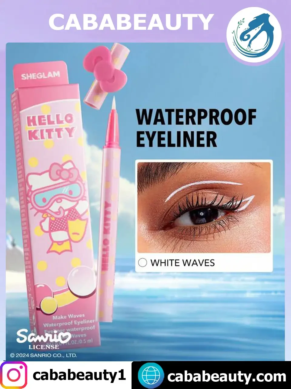 Hello Kitty｜SHEGLAM Eyeliner waterproof Make Waves