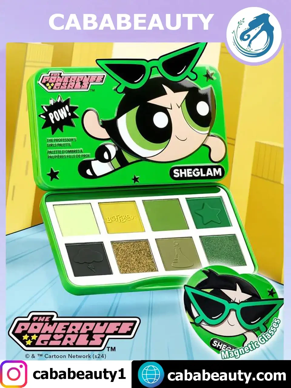 Les Powerpuff Girls X SHEGLAM La palette Professor's Girls