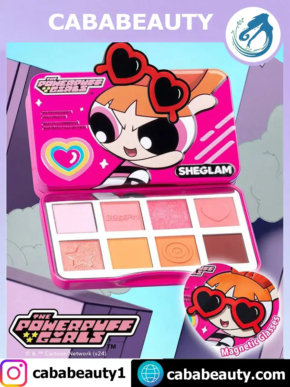 Les Powerpuff Girls X SHEGLAM La palette Professor's Girls