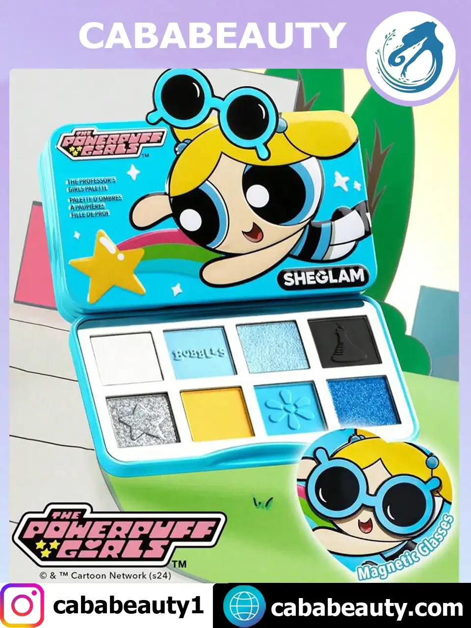 Les Powerpuff Girls X SHEGLAM La palette Professor's Girls