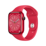 Apple Watch Series 8 Red(PRODUCT) Aluminum Case-Red(PRODUCT) Sport Band