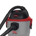 مكنسة كهربائية للمياه والغبار+النفخ 15 لتر Aspirateur Eau Et Poussière 15 Litres Crown 1000 W CT42045