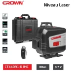 جهاز ضبط المستوى بالليزر أصلي من كراون CROWN Niveau Laser 4D 16 Lignes 30M CT44091-R IMC