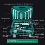 حقيبة مفاتيح 61 قطعة caisse a outils. 61 PCS