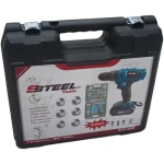 علبة أدوات مع مفك براغي Caisse a outils avec visseuse SSTEEL 21V 2.0A 30PCS