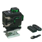 جهاز ضبط المستوى بالليزر niveau laser 4D Avec Perche 5m  CROWN CT44150