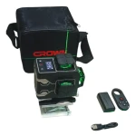 جهاز ضبط المستوى بالليزر niveau laser 4D Avec Perche 5m  CROWN CT44150